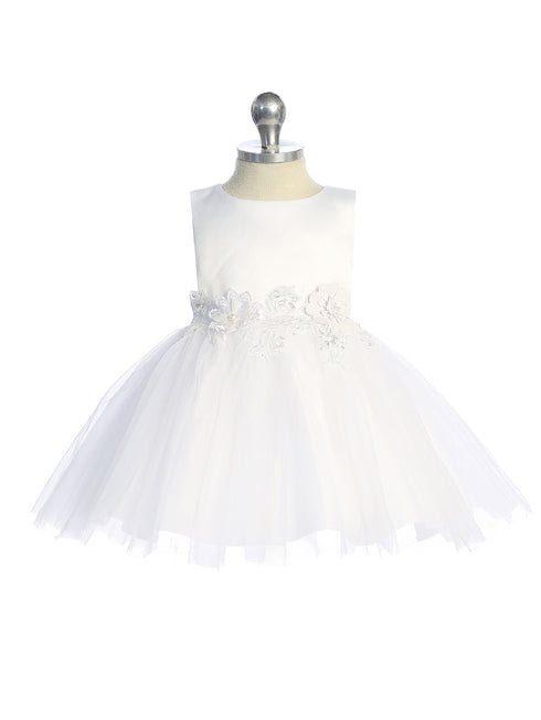Baby Girls Tulle Charming Flower Girl Dress 0M-24M